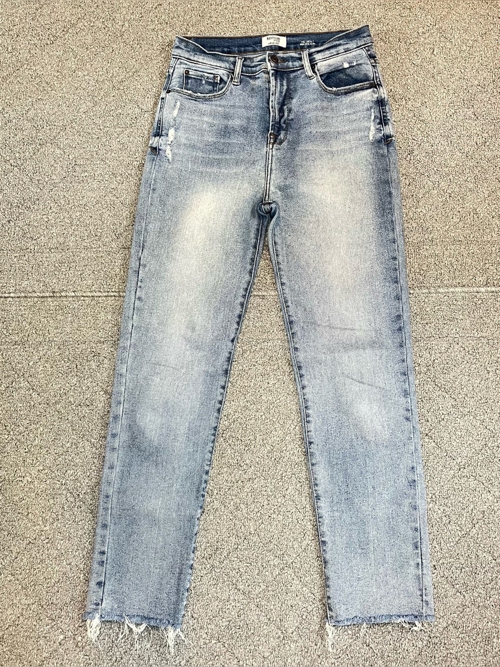 Kensie Jeans Womens 6 / 28 Blue Juliet High Rise Slim Stretch Vintage Luxe Denim